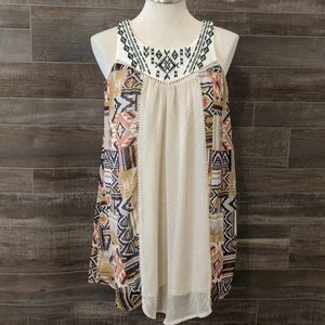 Rewind tribal/bohemian print dress size XS